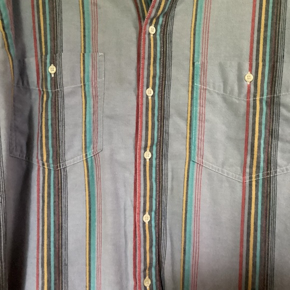 Levi's Vintage Men’s shirt in shades of blue with colorful accents - Picture 4 of 5